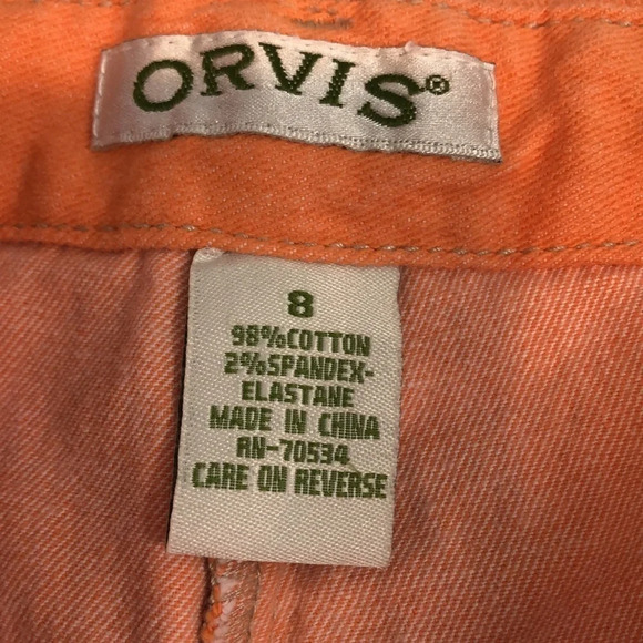 Orvis Orange Crop Cargo Pants 8 - Picture 4 of 9